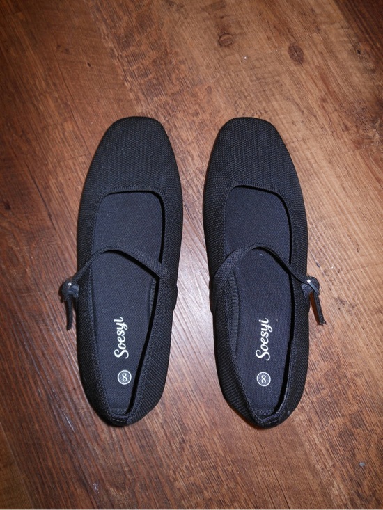 Soesyi Shoes - Soesyi Knit Flats Mary Jane Shoes
